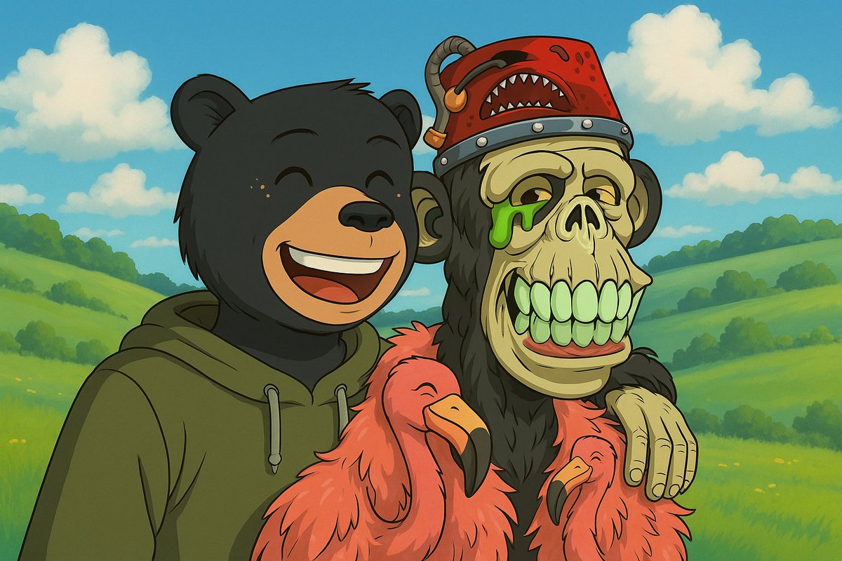 Ari🧙♂️🍌🦍 (@ari3iz) on Twitter photo Before I became an Ape, I was an Okay Bear—and I never forget my roots. <a href="/kaisisokay/">Kais</a> is the definition of a builder. OKAY fashion shop is 🔥Use the prompt below to create your own image with your <a href="/okaybears/">Okay Bears</a> and your <a href="/BoredApeYC/">Bored Ape Yacht Club 🍌</a> together. Let’s celebrate both communities! Before I became an Ape, I was an Okay Bear—and I never forget my roots. <a href="/kaisisokay/">Kais</a> is the definition of a builder. OKAY fashion shop is 🔥Use the prompt below to create your own image with your <a href="/okaybears/">Okay Bears</a> and your <a href="/BoredApeYC/">Bored Ape Yacht Club 🍌</a> together. Let’s celebrate both communities!