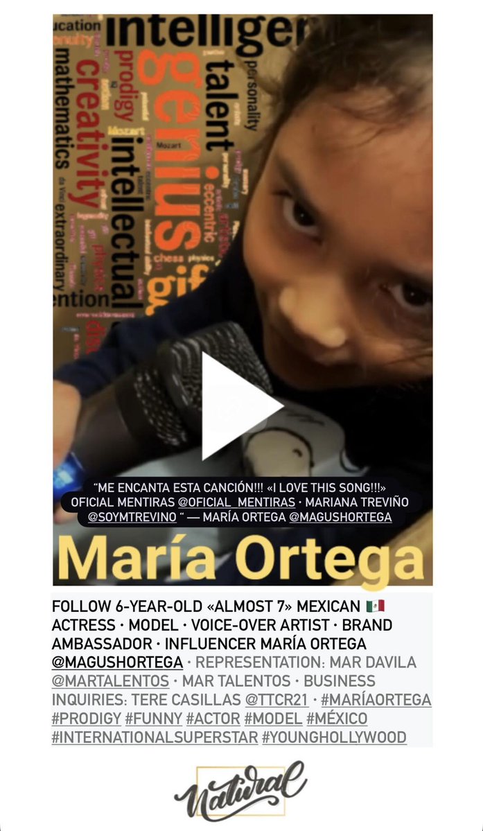María Ortega (@magushortega) on Twitter photo "Me encanta esta canción!!! «I love this song!!» Oficial Mentiras @oficialmentiras · Mariana Treviño <a href="/soymtrevino/">Mariana Treviño</a>"
— María Ortega <a href="/magushortega/">María Ortega</a>
#maríaortega #emilianoortega #mateoortega #marianatreviño #fijateentusecretaria #mentiras #los80 #younghollywood #actormexicano #méxico "Me encanta esta canción!!! «I love this song!!» Oficial Mentiras @oficialmentiras · Mariana Treviño <a href="/soymtrevino/">Mariana Treviño</a>"
— María Ortega <a href="/magushortega/">María Ortega</a>
#maríaortega #emilianoortega #mateoortega #marianatreviño #fijateentusecretaria #mentiras #los80 #younghollywood #actormexicano #méxico