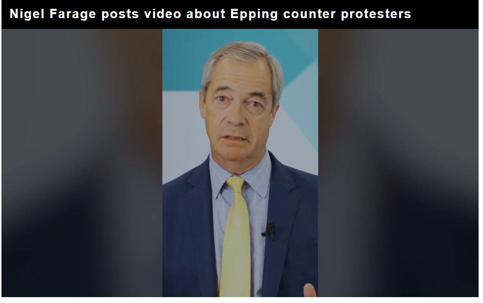 HereBeProof's tweet image. What a sad, "political" swamp-stirrer!
What Earthly point would there be in the police bussing protestors in?
No! It is Farage who (as always) appears to be deliberately attempting to stir up "division" and anti-police sentiment for his own ends
"Leader of the Oppignoration"!