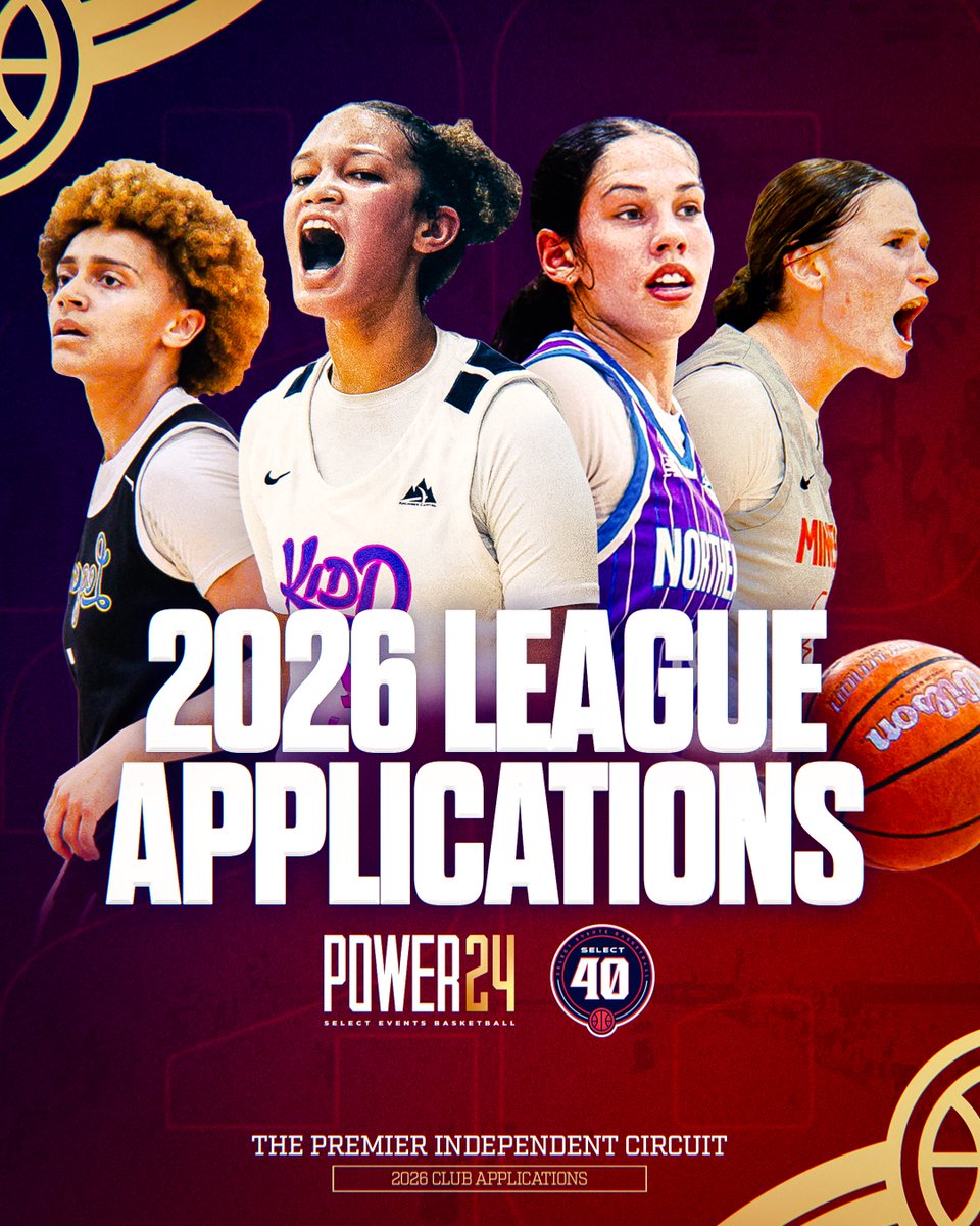 SelectEventsBB's tweet image. The Select 40 2026 Application is LIVE 📈
Apply for a chance to join the premier independent circuit for another great season of club basketball ‼️
🔗: form.jotform.com/252034910518047