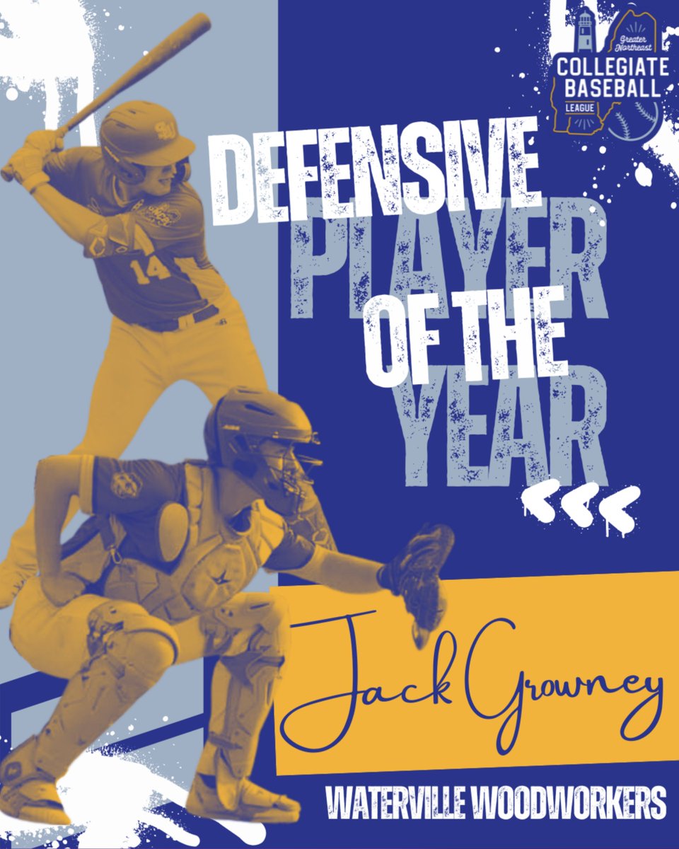 🛡️ GNCBL Defensive Player of the Year

Jack Growney | Waterville Woodworkers | St. Lawrence Univ.

📊 19 GP | 81 TC | 1.000 FPCT | 0 E
87 INN caught | 11 CS | 32.35% CS%

Zero errors. Big-time shutdown behind the plate.
Growney = lockdown. 🪓🔥

#GNCBL #DefensivePOY