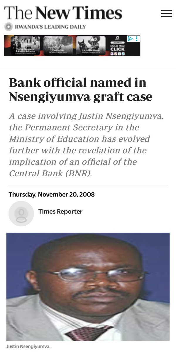 These are the kind of thieves #Kagame likes because he controls them like puppets. 

#JustinNsengiyumva Named Prime Minister today

newtimes.co.rw/article/13634/…