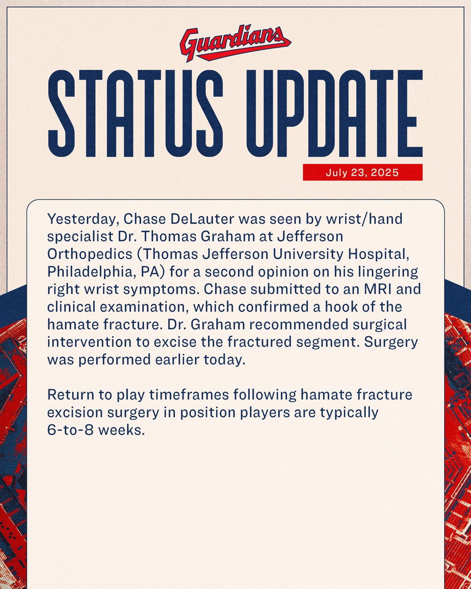 GuardsInsider's tweet photo. We’ve got an update on Chase DeLauter.

#GuardsBall https://t.co/h9kOhjO64q