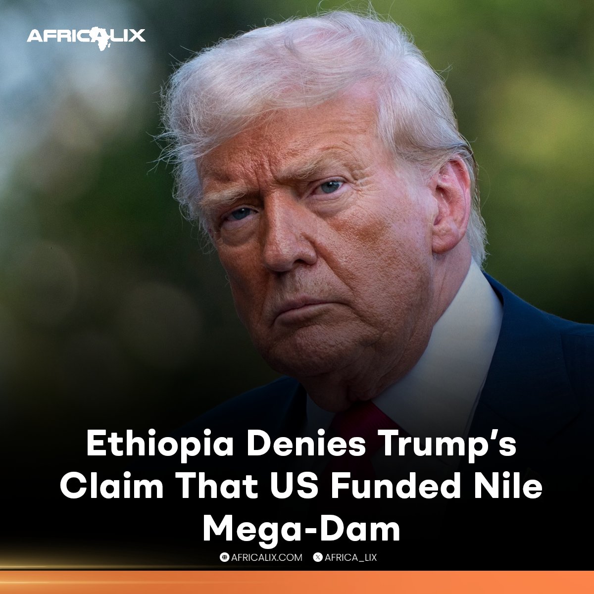 Africa_lix's tweet image. An Ethiopian official has rejected former U.S. President Donald Trump’s claim that the Grand Ethiopian Renaissance Dam (GERD) was built using U.S. funds, calling the statement "false" and "destructive."
Fikrte Tamir, deputy director of the GERD Coordination Office, asserted…