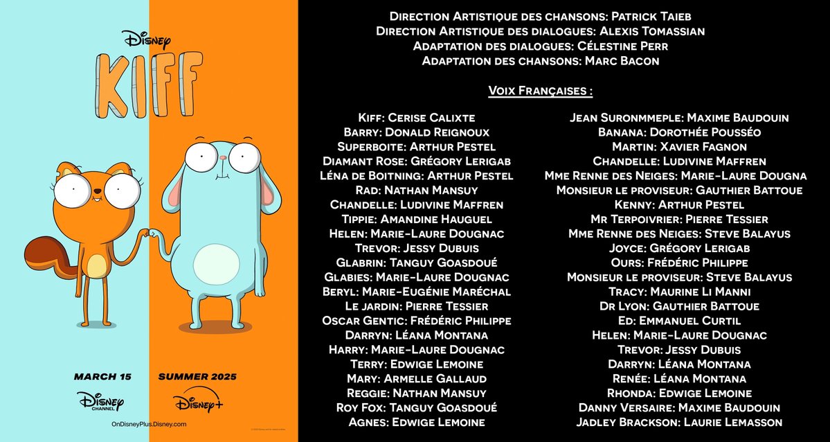 BastienDruker's tweet image. Carton de doublage de la Saison 2 de Kiff sur Disney + dirigée par @alexistomassian
Avec @DonaldReignoux @arthur_pestel @nathan_mnsy @DiscordiaGalaxy @lejessax @GregoryLerigab @leanapiamon @ et @DorotheePousseo qui fait la banane ! 😂