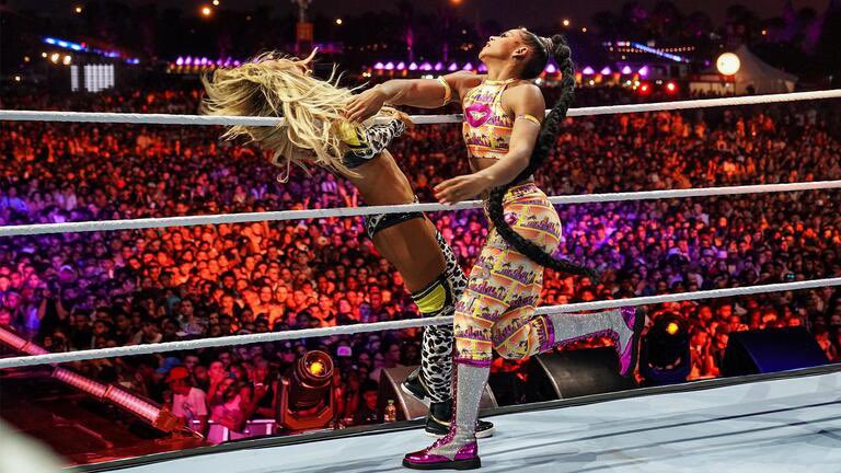 4 years ago today, WWE held matches at Rolling Loud in Miami.