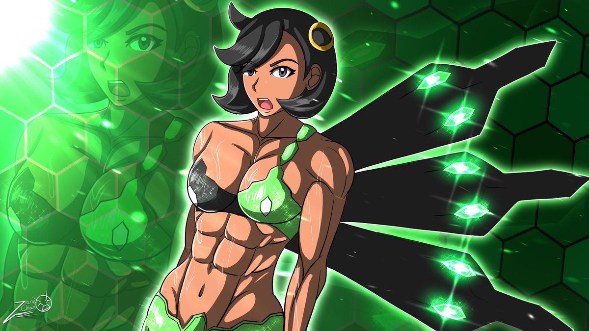 ZecrusChan17's tweet image. I drew Emma with Zygarde wear✨️💪
#PokemonLegendsZA #Nintendo