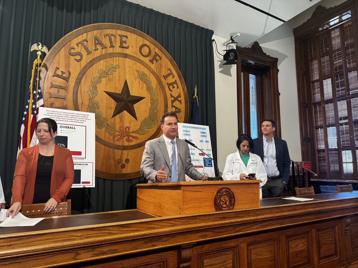 isaacyu_'s tweet image. .@RolandForTexas speaking at @TexasOriginalCC presser on HB46/Texas’ medical marijuana program expansion (TCUP), calling for hemp restrictions. “We need to find a bill that has some regulation” on hemp.