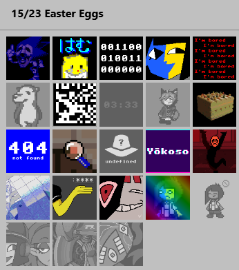 ena_memes's tweet image. Can someone make an ultra-super-mega guide on how to get all 23 Easter eggs? I've found only 15 by YouTube guides.