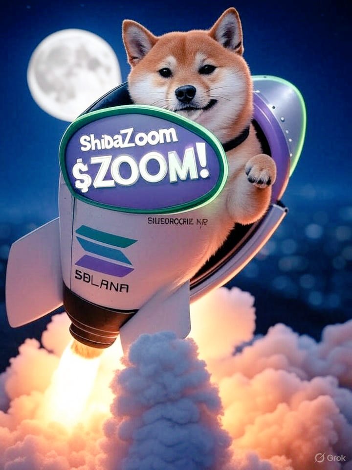 Shiba_Zoom1's tweet photo. 💯ShibaZoom ($SHIBAZOOM)**: Ready to zoom past the pack? Launching on Solana this Labor Day, September 1st, this memecoin combines a charismatic Shiba Inu mascot, viral meme power, and a passionate #ZOOMARMY community. With low-fee, high-speed transactions and a knack for hype💯 https://t.co/2WcG9jYeLt