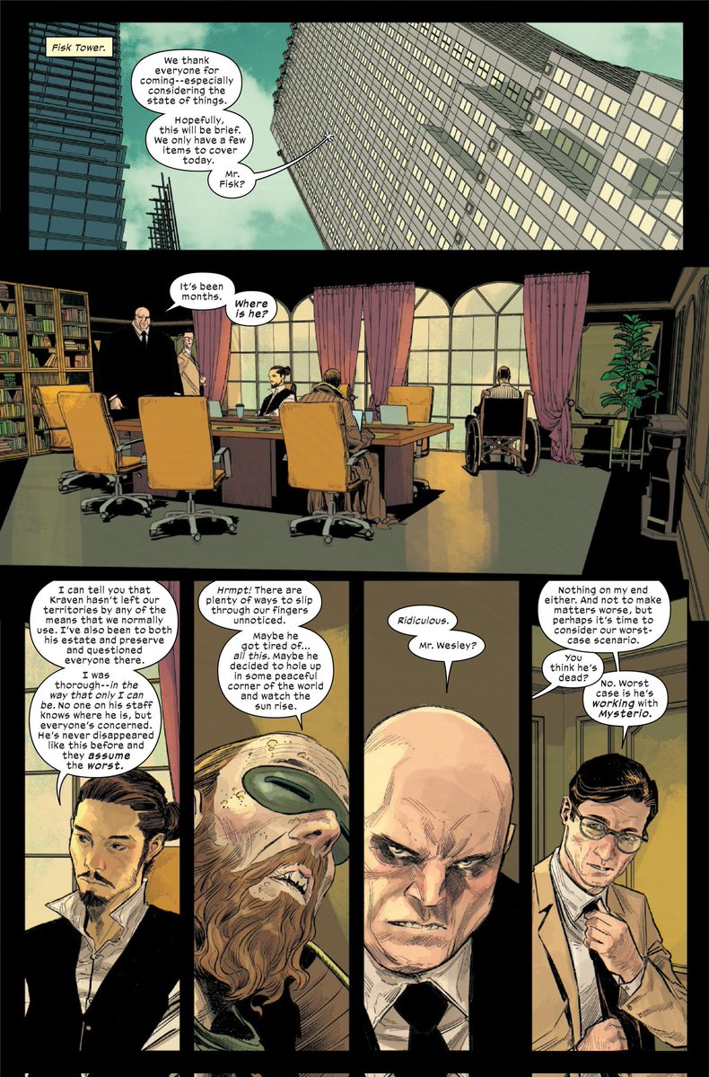 BenReilly_6160's tweet image. ULTIMATE SPIDER-MAN #19 by Jonathan Hickman & @MChecC PREVIEW!
THREE-WAY DANCE, ALL-OUT WAR! FISK vs. MR. NEGATIVE vs. MYSTERIO with SPIDER-MAN and his allies caught in the middle! Will the SINISTER SIX destroy New York before they destroy each other?! 🕷️🕸️