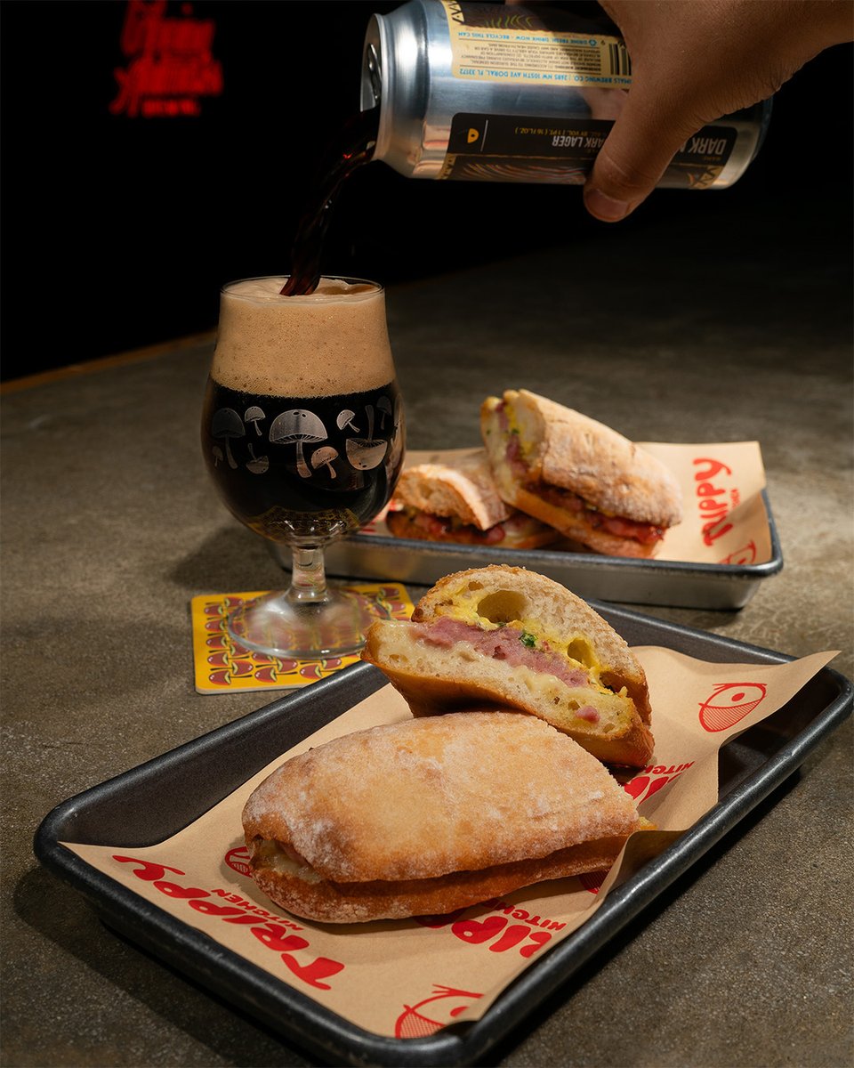 𝗖𝗛𝗢𝗥𝗜𝗣𝗔́𝗡 is here.

Cantabrian bread, chorizo, fresh mozz, chimichurri.
Savory, herby, messy, perfect with a cold one.

Only at <a href="/trippinganimals/">Tripping Animals Brewing Co.</a> in Doral.
Pull up.

📍 Doral | 🍽️ by @trippykitchen_