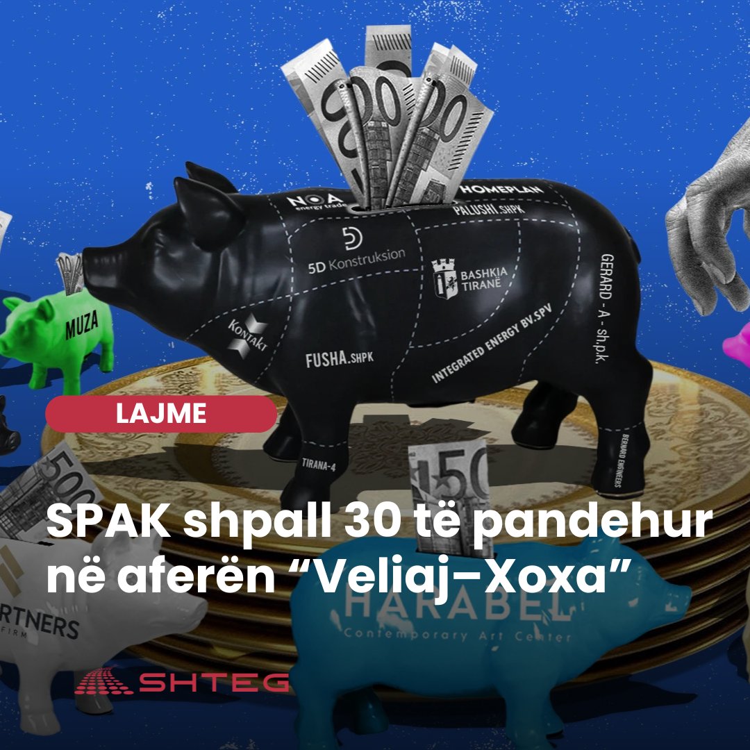 SPAK shpall 30 të pandehur në aferën “Veliaj–Xoxa”

shteg.org/spak-shpall-30…
.
.
#SPAK #GJKKO #ErionVeliaj #AjolaXoxa #KlotildaBushka #ValmirXoxa #BashkiaTiranë #Atelier4 #Korrupsion #PastrimParash #LejeNdërtimi #PronëPublike #OJF #TR7 #GjykataPosacme #ProkuroriaPosacme