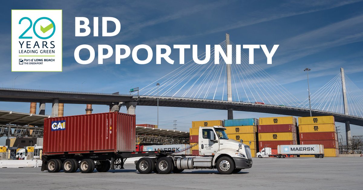 #POLB is seeking a consultant to develop a new Climate Adaptation and Coastal Resiliency Plan. Proposals are due no later than Aug. 26. Find details and contract documents on PlanetBids: ow.ly/XRoe50Wu9S8