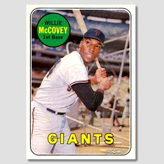 BSmile's tweet image. 1969 Topps Willie McCovey Baseball Card #MLB #Legend #SFGiants