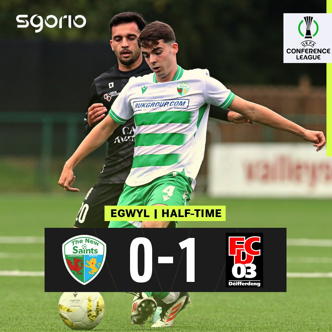 sgorio's tweet image. ⏱️Yr ymwelwyr ar y blaen ar yr egwyl | @tnsfc trail at the break.
#UECL | bit.ly/3GOEDAj 📺