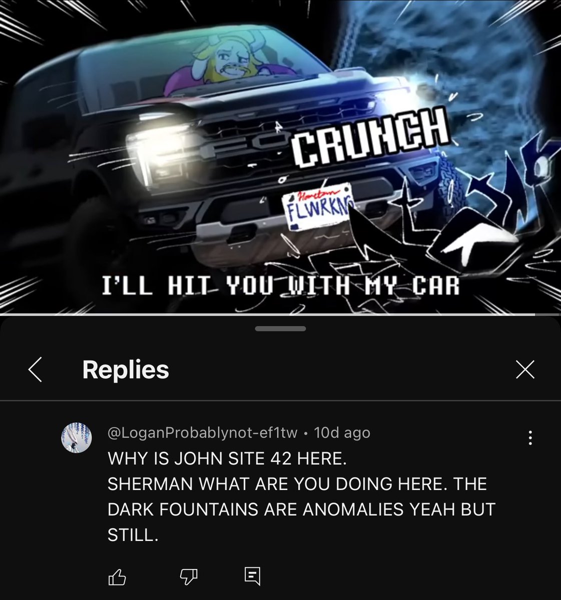 site_42's tweet image. What in the…?
Sure Undertale/Deltarune fandom
“JOHN SITE-42”
is fine I guess