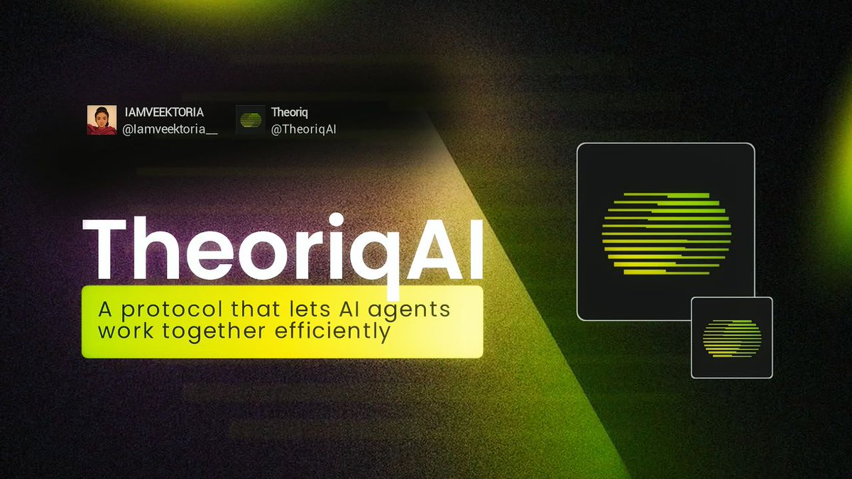 Iamveektoria__'s tweet image. 🔐 Privacy, Trust, Multi-Agent Magic
Theoriq supports private, interoperable agents zero knowledge, secure collaboration, real-time execution. This isn’t hype it’s decentralized AI with trust baked in.
@TheoriqAI