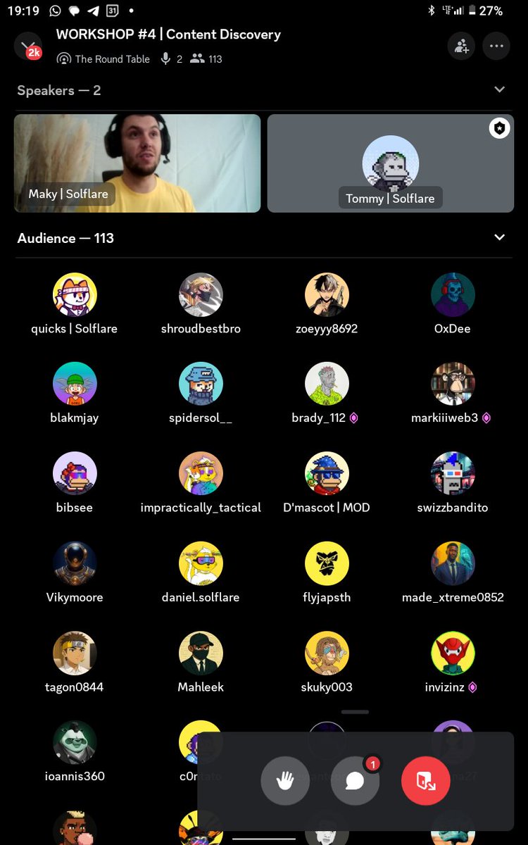 darius_omejiaku's tweet image. Another W workshop in the Solflare Discord 🔥🔥🔥
@MakySOL_ & @tommysol_ with the alpha
Guardians are getting 1% better everyday
LFG 🔥🔥