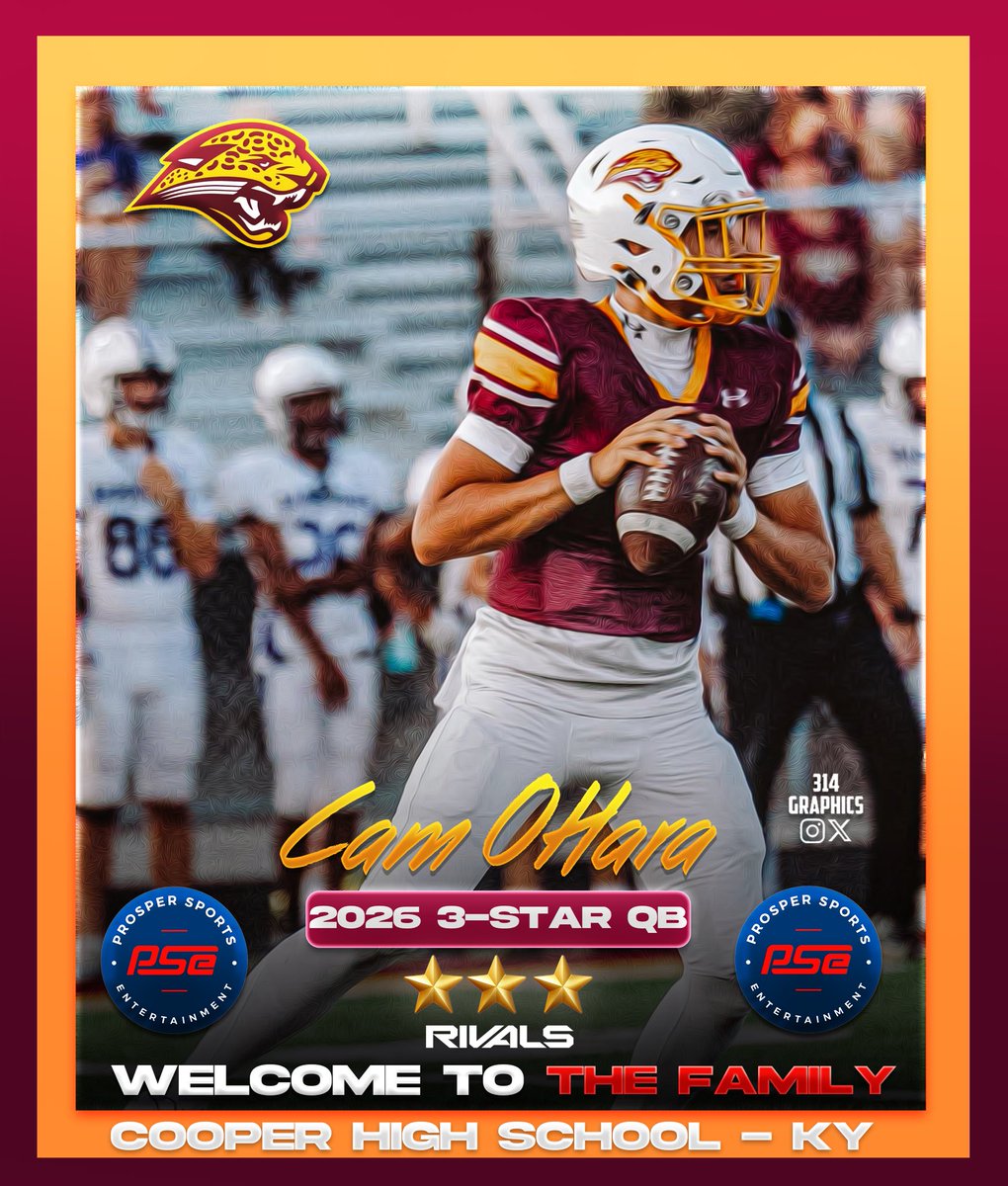 Welcome to the fam Cam OHara! Time to Prosper 👊🏽