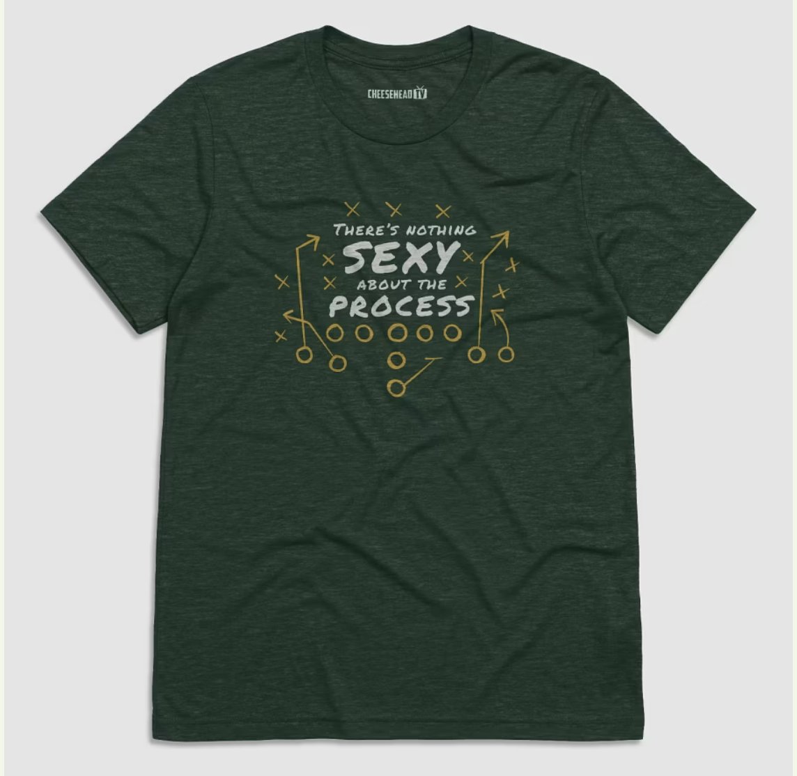 AaronNagler's tweet image. "There's nothing sexy about the process." @CoachMLaFleur.
cheesehead-tv-shop.fourthwall.com/products/there…