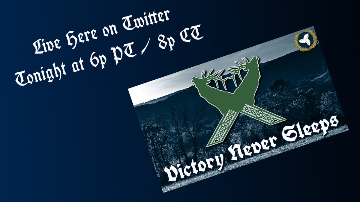 FolkAsatru's tweet image. Tonight, the Ericksons will join me and talk about exciting plans for Freyshof and future AFA developments! Join us tonight at 6 Pacific with all your questions for Victory Never Sleeps!
#afa #asatru #asatrufolkassembly