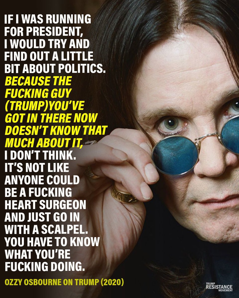 Ozzy knew.