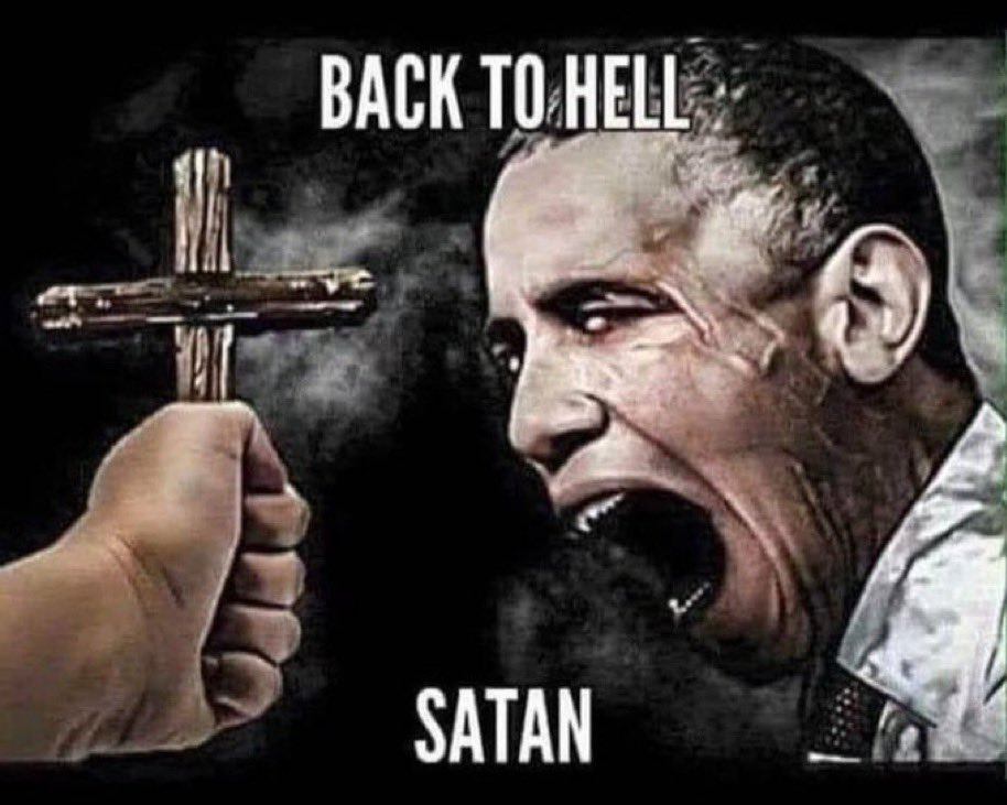 bridgete128's tweet image. Who else knew this bitch was pure satanic evil the minute they saw him? @BarackObama