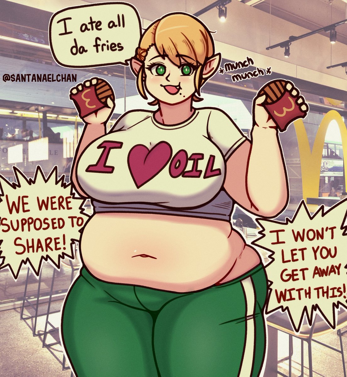 SantanaelChan's tweet image. I've done the "I WON'T LET YOU GET AWAY WITH THIS!!" bit three times and it never gets old to me