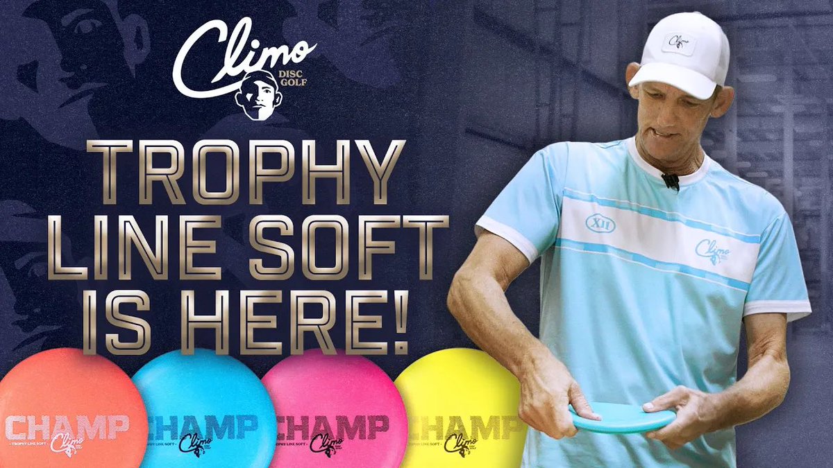 ClimoDiscGolf's tweet image. Trophy Line Soft Preview!
Join Ken as him and Dana meet with Warehouse Manager Jamie Julio to discuss our new Trophy Line Soft plastic blend. From the differences in firmness to the benefits of a softer putter for touch shots and confident grabs, this video covers it all.…