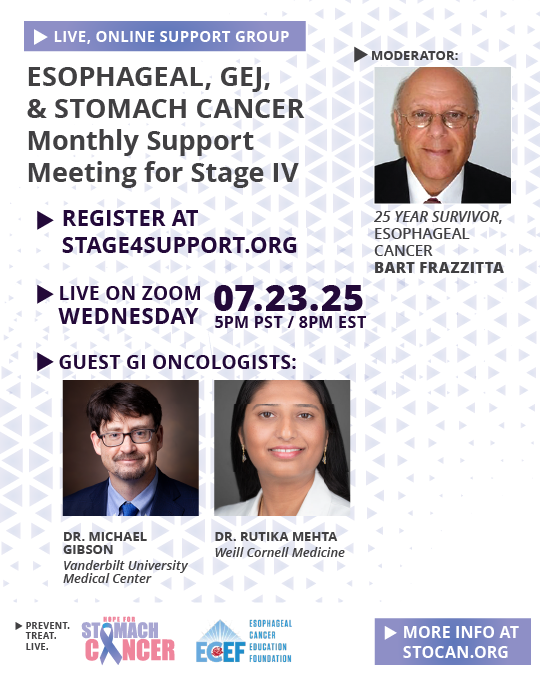 HopeForStomachCancer (@stocancer) on Twitter photo š Stage IV Support Group is tonight!
⨠Hear about the latest treatments
š§  Share ideas and insights
š¤ Connect with others who truly understand
RSVP: us02web.zoom.us/meeting/regist⦠š Stage IV Support Group is tonight!
⨠Hear about the latest treatments
š§  Share ideas and insights
š¤ Connect with others who truly understand
RSVP: us02web.zoom.us/meeting/registā¦