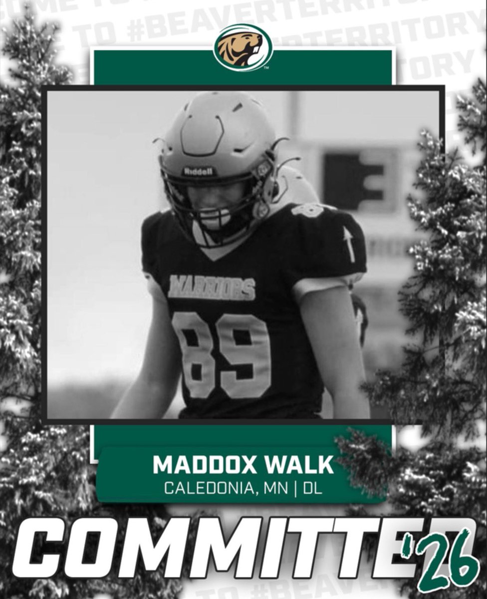 Maddox Walk (@maddoxwalk89) on Twitter photo I am excited to announce that I will be continuing my athletic and academic career at Bemidji State University. This wouldn’t have been possible without the help of my coaches, teammates, and my family. Thank you <a href="/CoachBHopkins/">Brendan Hopkins</a> and <a href="/CoachBolte/">Brent Bolte</a> for this amazing opportunity! I am excited to announce that I will be continuing my athletic and academic career at Bemidji State University. This wouldn’t have been possible without the help of my coaches, teammates, and my family. Thank you <a href="/CoachBHopkins/">Brendan Hopkins</a> and <a href="/CoachBolte/">Brent Bolte</a> for this amazing opportunity!