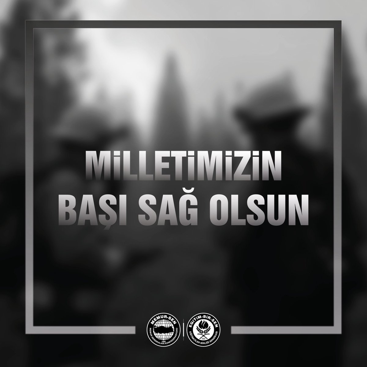 MİLLETİMİZİN BAŞI SAĞ OLSUN

Eskişehir’de çıkan orman yangınına müdahale eden orman işçisi ve AKUT çalışanı 10 canımız şehit oldu. Şehitlerimize Allah’tan rahmet; ailelerine sabır diliyoruz.
Milletimizin başı sağ olsun.

#Eskişehir #OrmanYangını