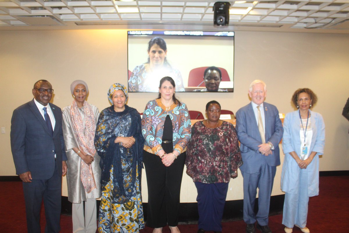 AfricanUnionUN's tweet image. #HappeningNow Africa Day at the #HLPF's High-level (Ministerial) Meeting and the Official Launch of the Africa Sustainable Development Report 2025.
Ministers, Institutions and CSOs Representatives are gathered to discuss on advancing the #Agenda2030 for Sustainable Development…