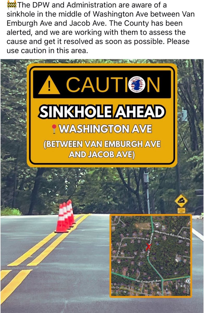 Twp of Washington PD (@washtwppolice) on Twitter photo 