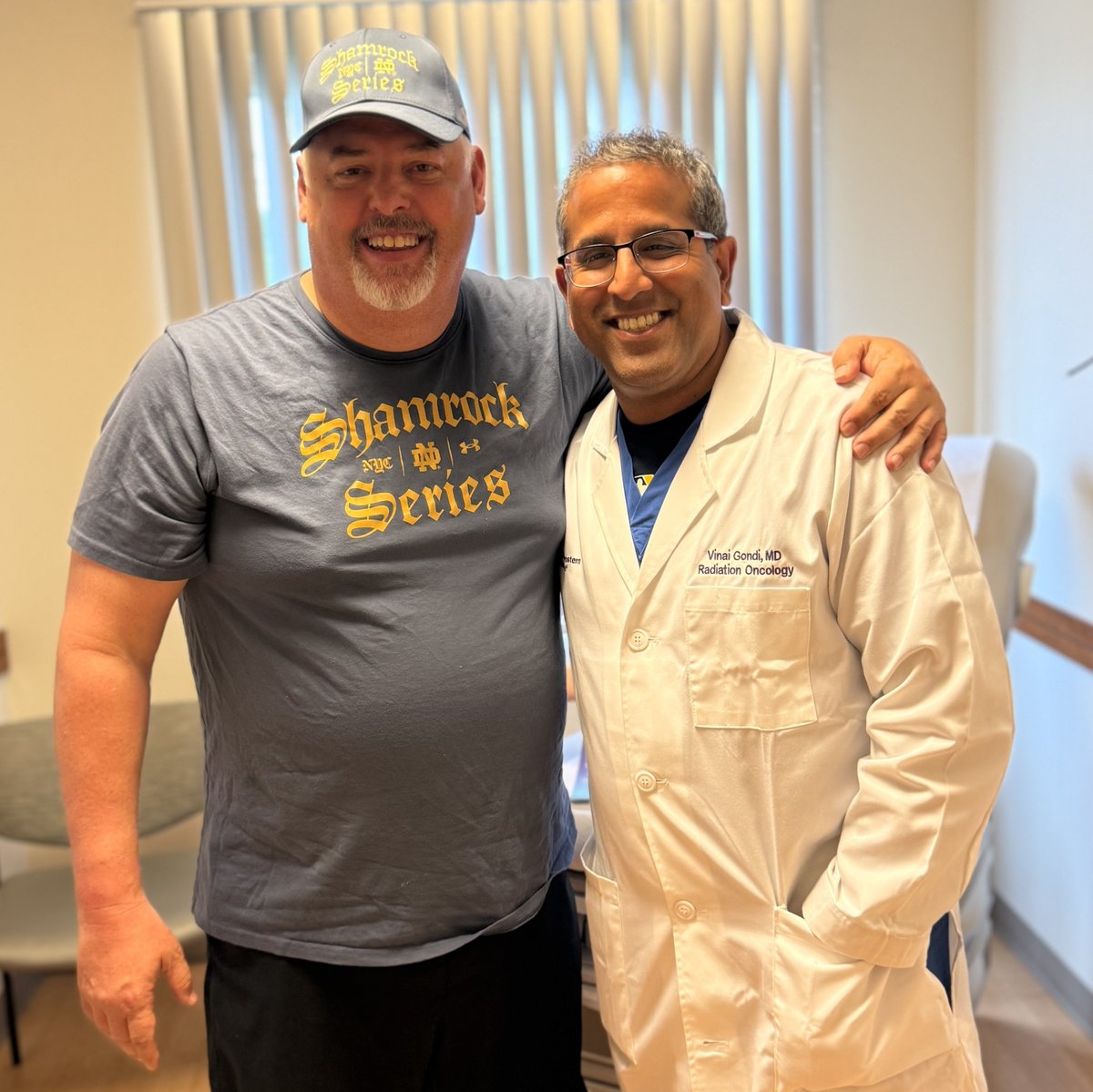 ChordomaFDN's tweet image. We’ve got a few exciting announcements coming up! Be among the first to hear by subscribing to our newsletter: chordoma.org/newsletter

📸: Chordoma survivor Craig with Dr. Gondi of @NorthwesternMed