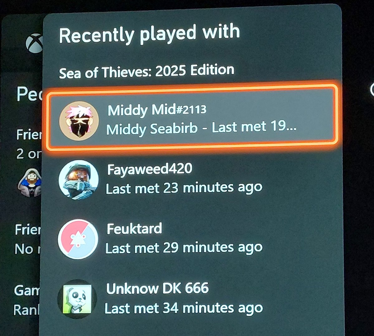 TheWreckedWench's tweet image. Casually checking my recently played list and who do I see......a @MiddySeabirb! So peeved that I didn't get chance to come say hi!
