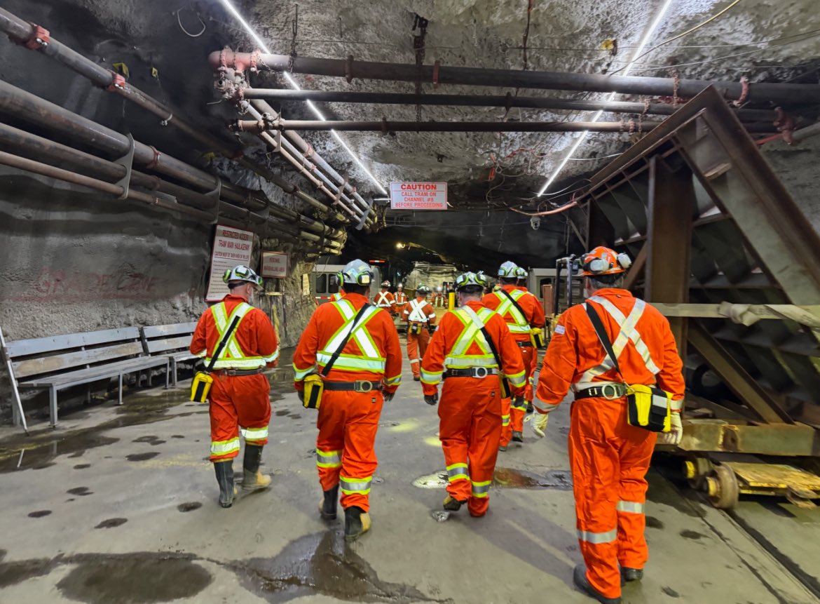 ToddJMcCarthy's tweet image. Today I toured the Craig Mine and the Sudbury Integrated Nickel Operations facilities with PA @ChrisScottPC to learn more about Ontario’s leadership in responsible mining. From underground operations to environmental stewardship, innovation is driving sustainable development in…