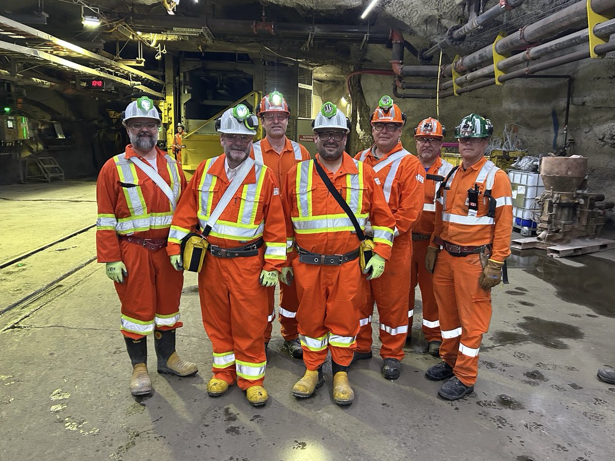 ToddJMcCarthy's tweet image. Today I toured the Craig Mine and the Sudbury Integrated Nickel Operations facilities with PA @ChrisScottPC to learn more about Ontario’s leadership in responsible mining. From underground operations to environmental stewardship, innovation is driving sustainable development in…