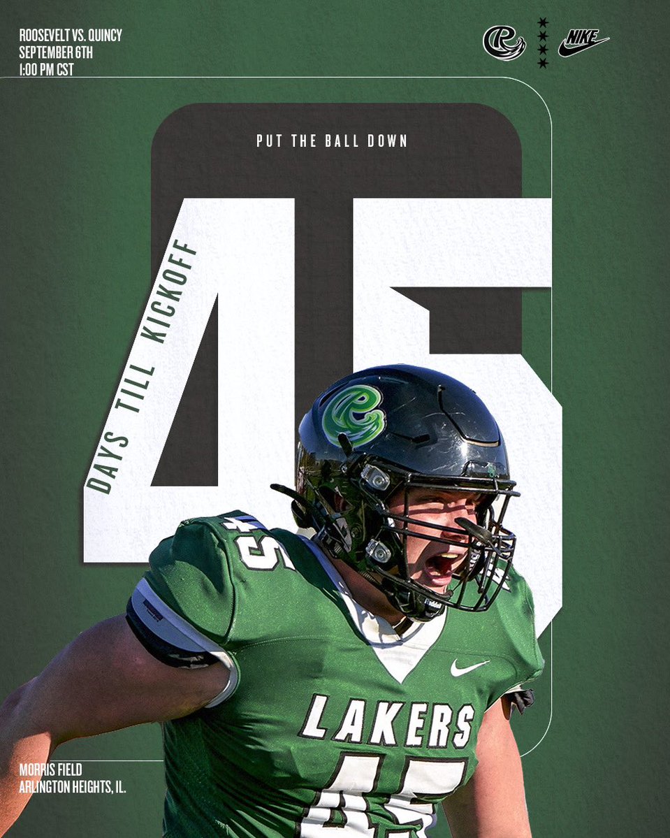 🚨𝘾𝙤𝙪𝙣𝙩 𝙄𝙩 𝘿𝙤𝙬𝙣🚨

👀👀

𝟰𝟱 𝗗𝗮𝘆𝘀‼️

#PutTheBallDown🌊🏈