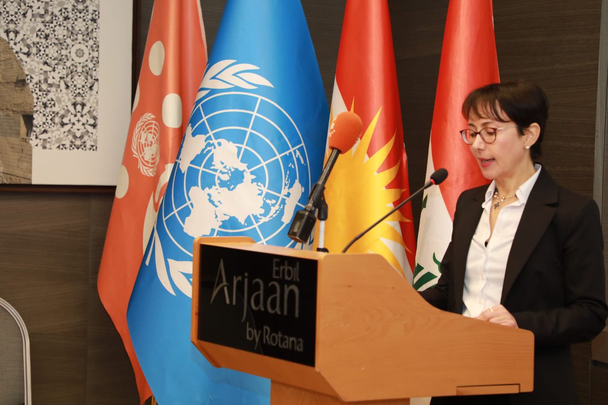 UNFPAIraq's tweet image. انضممنا اليوم في أربيل إلى شركائنا الوطنيين والدوليين للاحتفال بـ #اليوم_العالمي_للسكان وإطلاق تقرير #حالة_سكان_العالم، لتسليط الضوء على الاتجاهات العالمية وحق كل فرد في اتخاذ قرارات إنجابية مستنيرة.