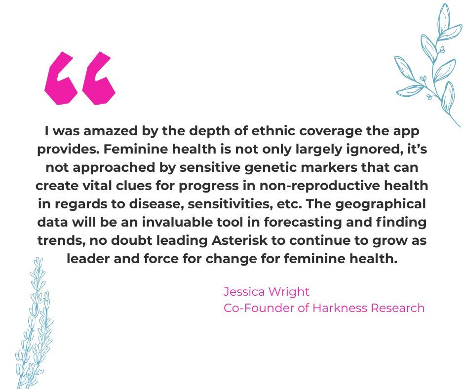 asteriskdao's tweet image. One of our core initiatives at Asterisk is to be inclusive of ALL women. This means a granular list of all global ethnicities was a non-negotiable, even from our first iteration. #womenshealth only improves if all women are heard. Join us. #desci
asteriskdao.xyz
