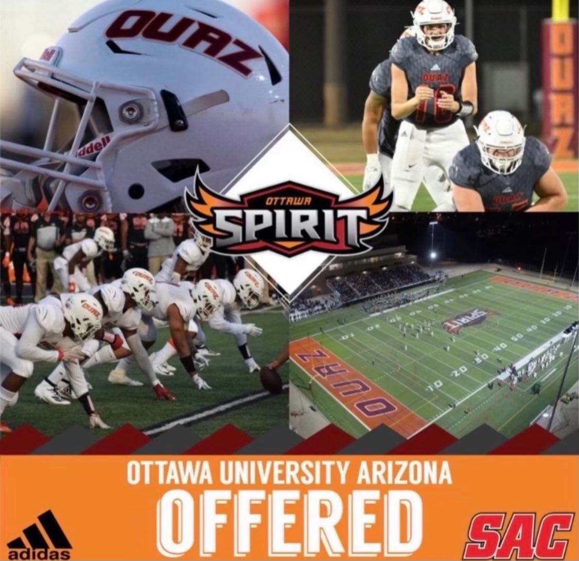 Keoni Maxwell ๐บ๐ธ (@keoni_maxwell) on Twitter photo After a great conversation with <a href="/CoachYog/">Dave Yog</a> this morning. I am blessed to announce that I have received an offer from Ottawa University.
<a href="/OUAZFootball/">OUAZ Football</a> <a href="/CoachMurphyQB/">Reilly Murphy</a> <a href="/ChadSimmons_/">ChadSimmons</a> <a href="/BrandonHuffman/">Brandon Huffman</a> <a href="/LJ_Reyna/">Lorenzo J. Reyna</a> <a href="/Coach__Carlos/">Coach Carlos</a> <a href="/CoachC_C/">Charles Collins</a> <a href="/mark_dutcher/">Mark Dutcher</a> <a href="/Malikcyphers/">๐</a> After a great conversation with <a href="/CoachYog/">Dave Yog</a> this morning. I am blessed to announce that I have received an offer from Ottawa University.
<a href="/OUAZFootball/">OUAZ Football</a> <a href="/CoachMurphyQB/">Reilly Murphy</a> <a href="/ChadSimmons_/">ChadSimmons</a> <a href="/BrandonHuffman/">Brandon Huffman</a> <a href="/LJ_Reyna/">Lorenzo J. Reyna</a> <a href="/Coach__Carlos/">Coach Carlos</a> <a href="/CoachC_C/">Charles Collins</a> <a href="/mark_dutcher/">Mark Dutcher</a> <a href="/Malikcyphers/">๐</a>