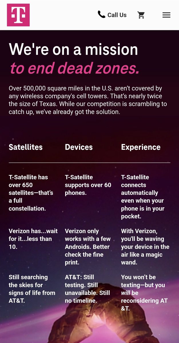 ASTS_Investors's tweet image. This is embarrassing from @TMobile, they're going to look like mugs when Musk steals their customers and @ATT & @Verizon can actually offer a working service.
$ASTS $TMUS $T $VZ
