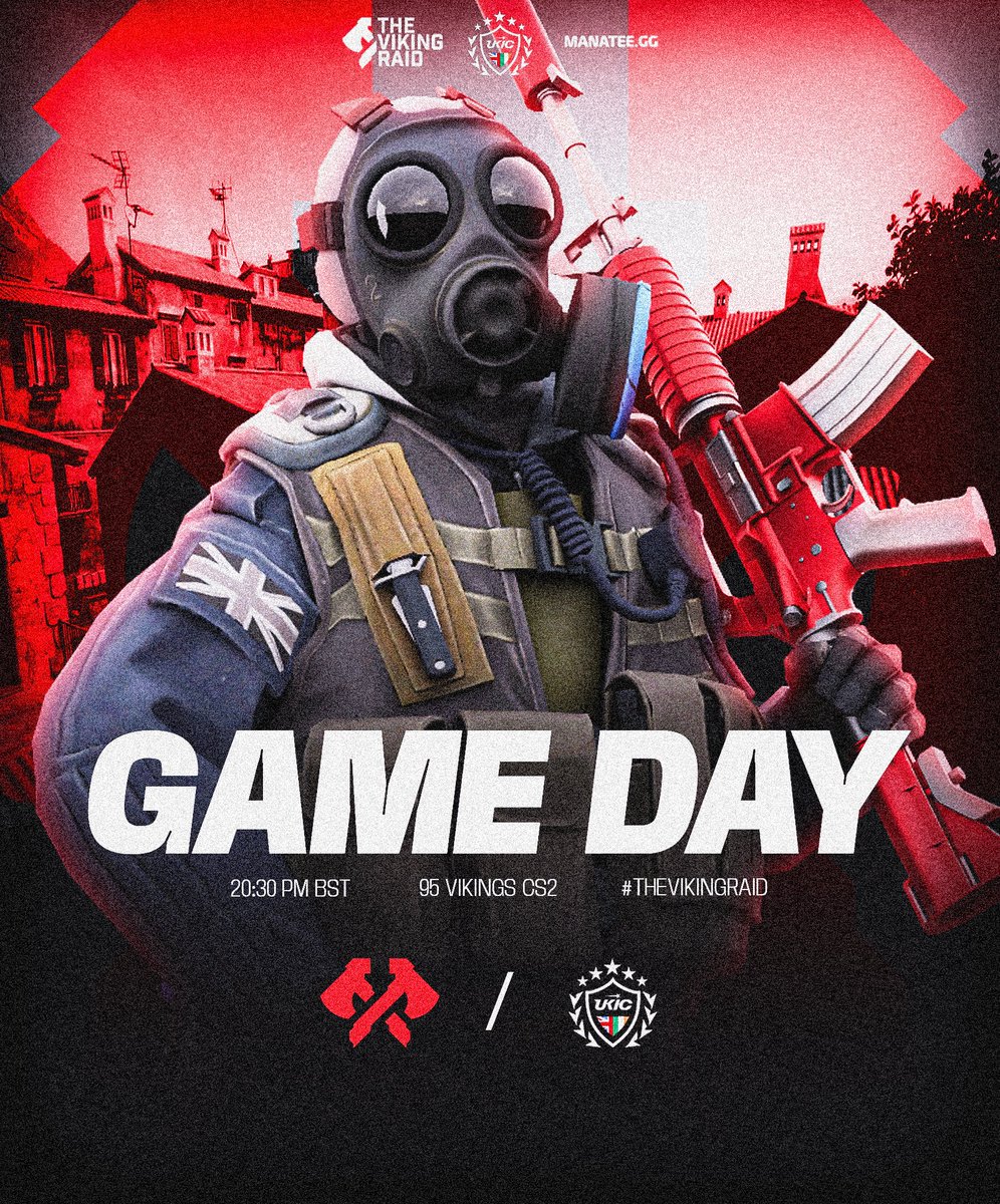 GAME DAY | <a href="/CounterStrike/">CS2</a>

Today, we start our <a href="/UKICircuit/">UK & Ireland Circuit</a> season with the first battle against team Tenacious Gs. See you in the server! 🎉

🕣 | 20:30 PM BST
🍿 | twitch.tv/95vikings
🎙️ | <a href="/PASTELAIMS/">Pastel</a> 

#TheVikingRaid 🏴‍☠️