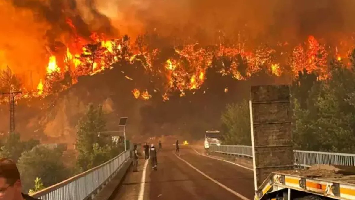 nihatbehramoglu's tweet image. Orman emekçilerinin katili bu kara düzen!
İmam kadrosunu misline katlayıp
orman işçisini azaltan,
yağmacılığı azdırıp
ormanları imara açarak yangın körükleyen,
yangın önlemi almayıp
felâkete seyirci kalan
halk/yurt düşmanı bu kara düzenin
pençesinde yurdumuz kül ağlıyor!
#yangın