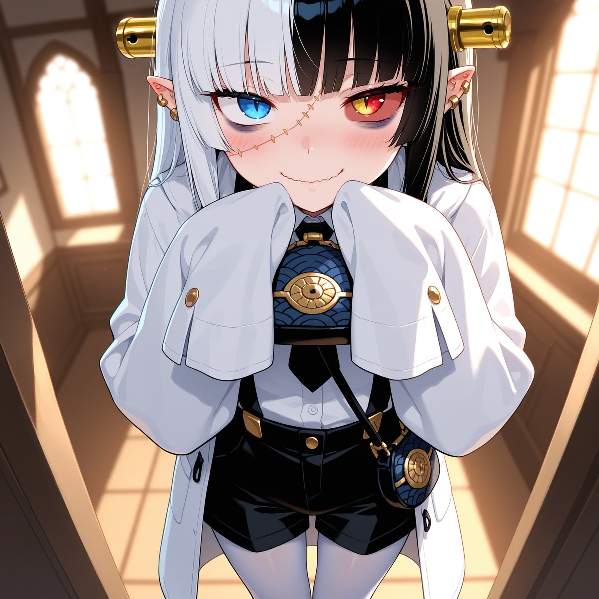 皆さま、木曜日おはようございます！
天赦日と一粒万倍日が重なる最強のラッキーデー！
新しいことを始めたり、お金に関わることが吉とされています！
いつ始めようか、迷っていることがありましたらぜひ！
フランケンちゃんは、早速新しいお財布を手に鏡見てニヤニヤ
二つも欲張りだなー
#AIart