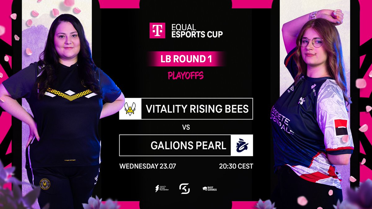 Our second #EQUALESPORTSCUP LB match of the day is <a href="/TeamVitalityLOL/">Team Vitality League</a> vs. <a href="/Galions_/">Galions</a> 🐝⛵️

Which team will keep the fire going? Let's find out!

🇩🇪: twitch.tv/equalesportsgg
🇫🇷: twitch.tv/peaxy
