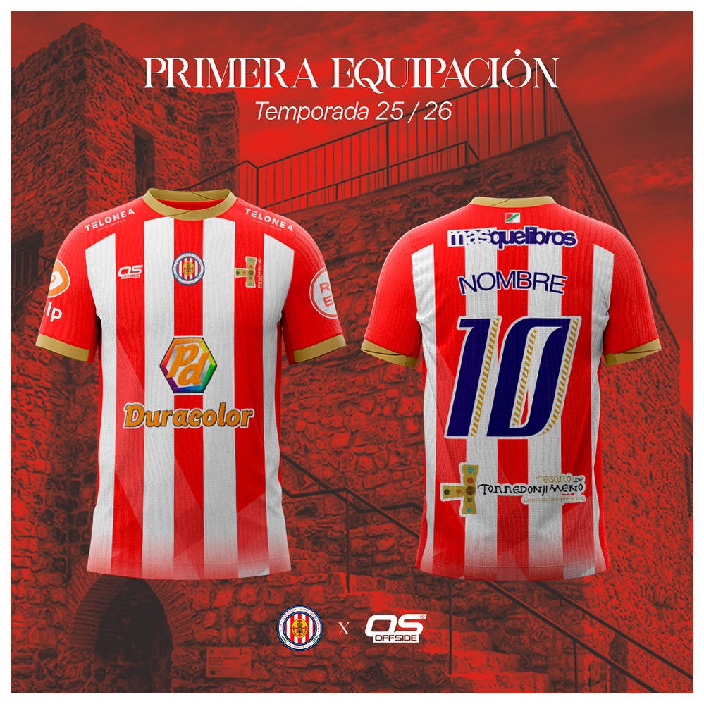 Nuestro gran 𝚃𝙴𝚂𝙾𝚁𝙾 😍

Esta será nuestra primera equipación para la temporada 25/26. 

Ya disponible en la tienda de Offside: offside.es/shop