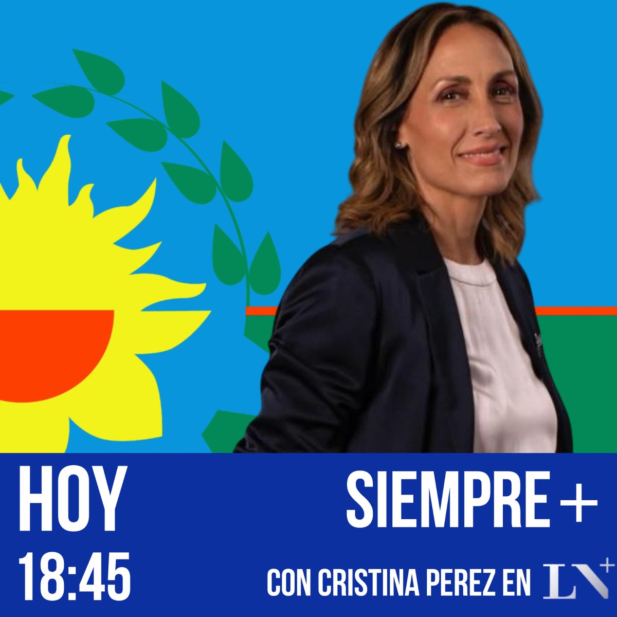 Hoy 18:45, esteré en Siempre+ con <a href="/Cris_noticias/">Cristina Perez</a> en <a href="/lanacionmas/">La Nación Más</a>